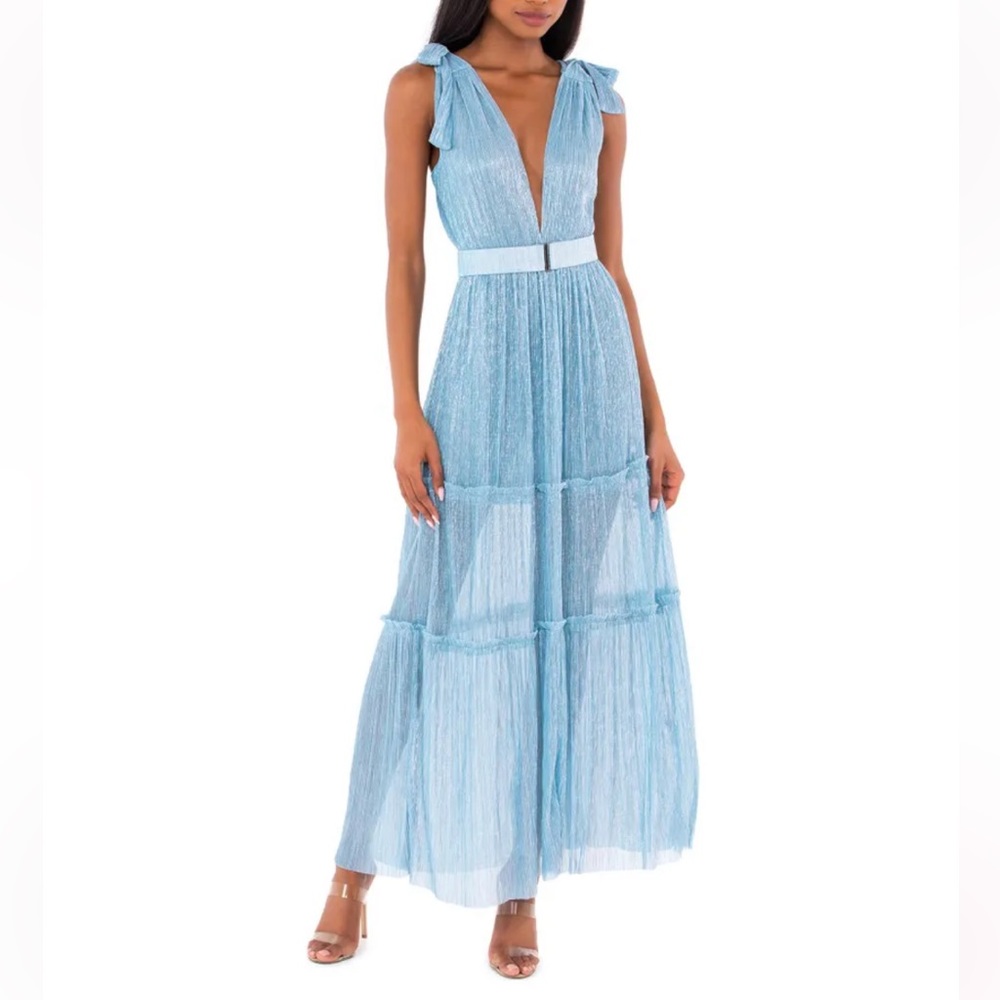 SABINA MUSAYEV HELENA DRESS | light blue - XS